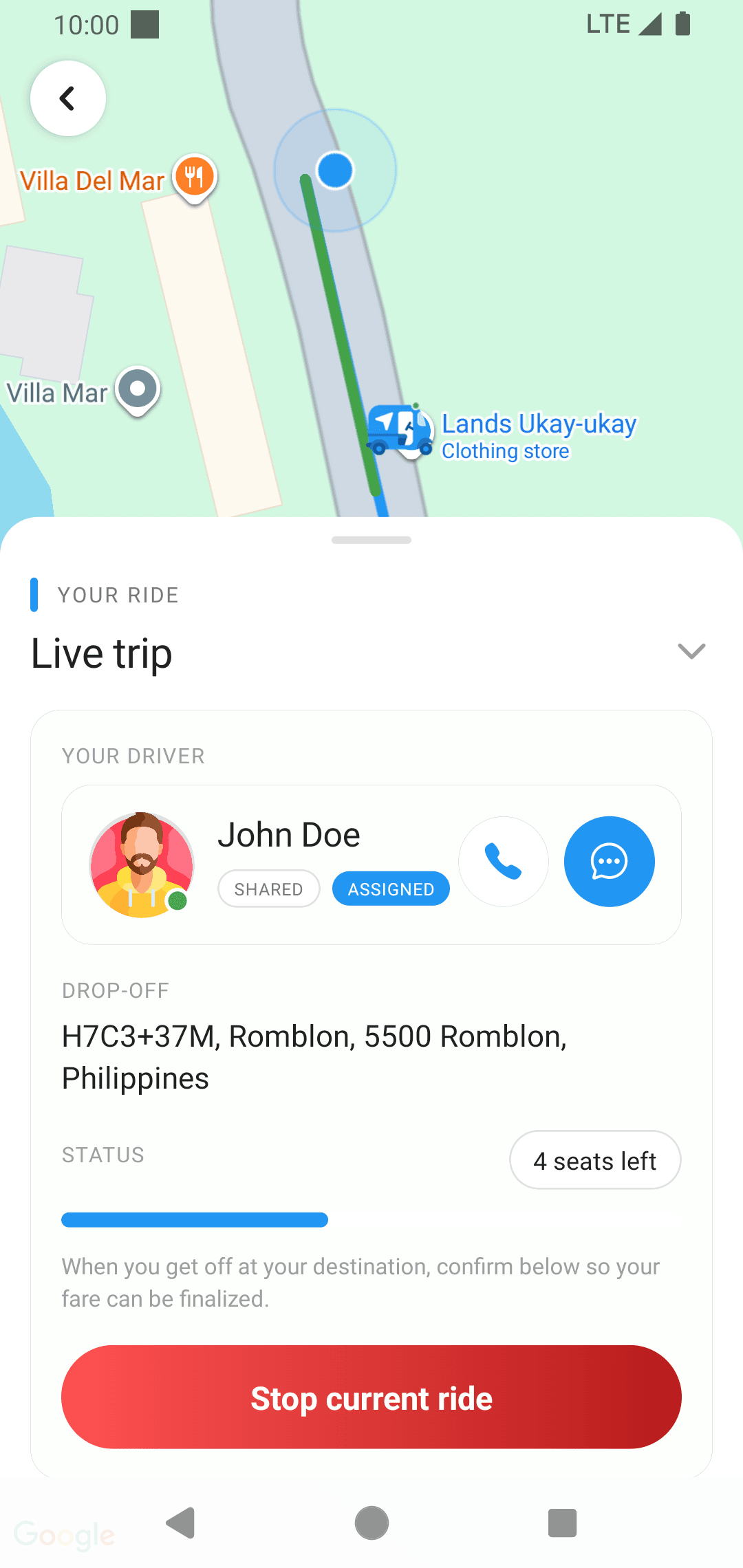 Live Route Tracker